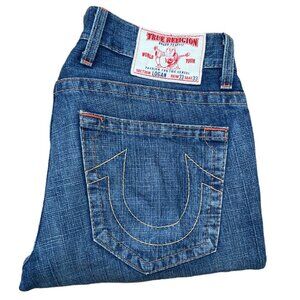 Vintage True Religion Jeans Size 33 LOGAN Blue